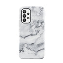 White Winter - Classy Marble Samsung Galaxy A53 Case 1