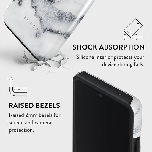 White Winter - Classy Marble Samsung Galaxy A53 Case 4