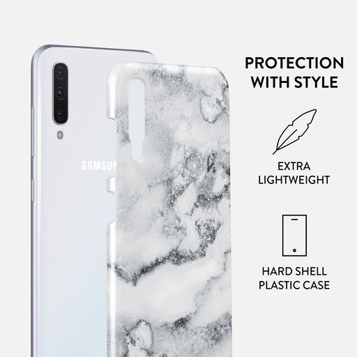 White Winter - Classy Marble Samsung Galaxy A70 Case 2