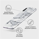 White Winter - Classy Marble Samsung Galaxy A70 Case 3